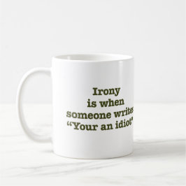 Taza De Café Su un idiota