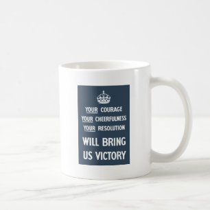 Taza De Café Su valor su Cheerfulness su resolución