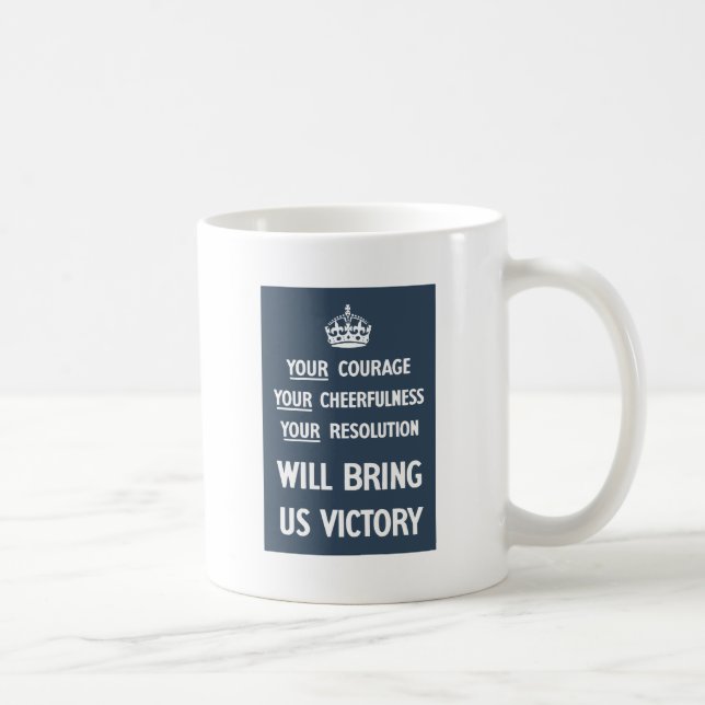 Taza De Café Su valor su Cheerfulness su resolución (Derecha)