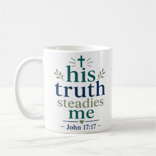 Taza De Café Su verdad me estabiliza cita inspiradora de las es