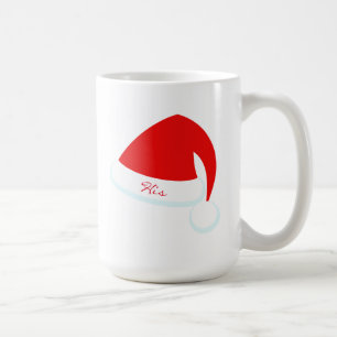 Taza De Café Su y su mugre navideña de Santa Hat