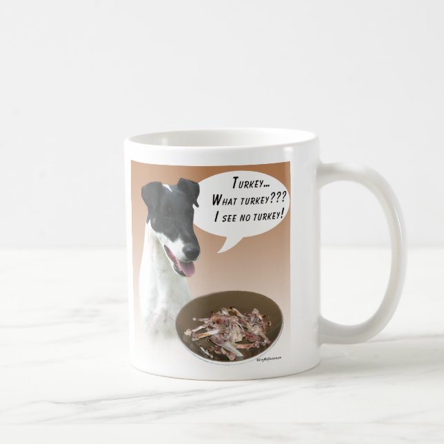 Taza De Café Suave Fox Terrier Turquía (Derecha)