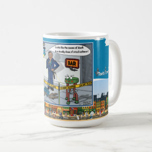Taza De Café Suavizante de heces   Humor clásico de juego de pa
