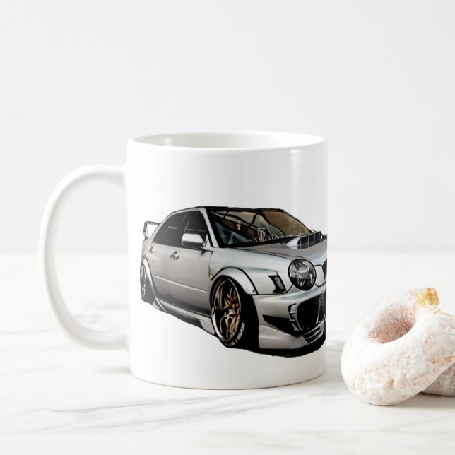 Taza De Café Subaru Impreza WRX Sti (Con donut)