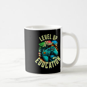 Taza De Café Sube de Nivel Tu Educación - Profesor Inspirado en