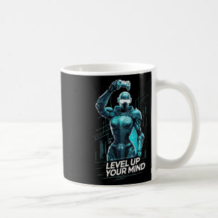 Taza De Café Sube de Nivel Tu Mente Ai Gamer
