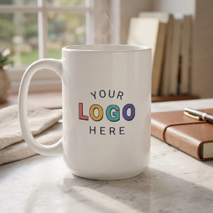 Taza De Café Sube el logotipo de tu empresa