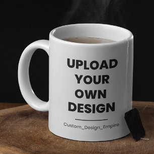 Taza De Café Sube tu propio diseño aquí Plantilla personaliza