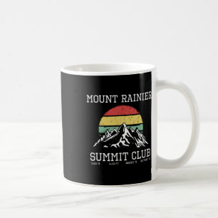 Taza De Café Subió al Club de Senderismo de la Cumbre del Monte