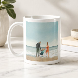 Taza de café   Subir arte personalizado Regalo de 
