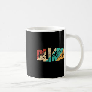 Taza De Café Subir Palabra Escalada Para Hombres Escalador Retr