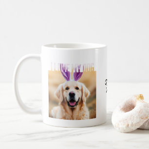 Taza De Café Subir Personalizado Mascota Foto Amo Mi Perro