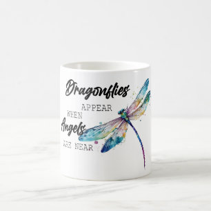 Taza De Café Sublimación de la libélula inspiradora/conmemorati