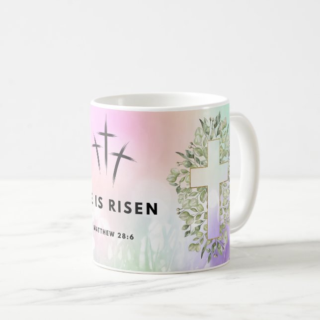 Taza De Café Sublimación del Café de Pascua de Jesucristo (Anverso derecho)