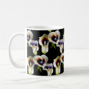 Taza De Café Sublime acuarela Arum Calla Lilies
