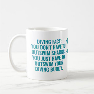 Taza De Café Submarinismo con texto y nombre personalizado