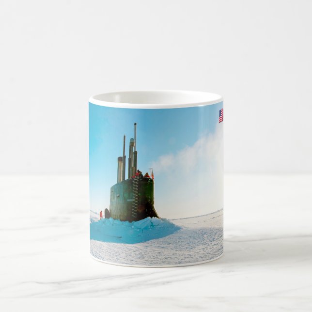 Taza De Café SUBMARINO DE ATAQUE RÁPIDO DE EE. UU. - SSN-22 Mug (Centro)