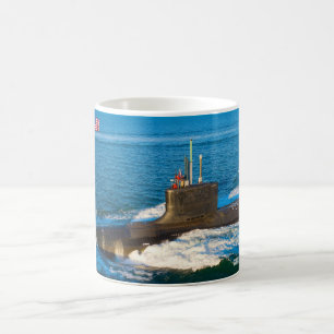 Taza De Café SUBMARINO DE ATAQUE RÁPIDO DE EE. UU. - SSN-782 Mu
