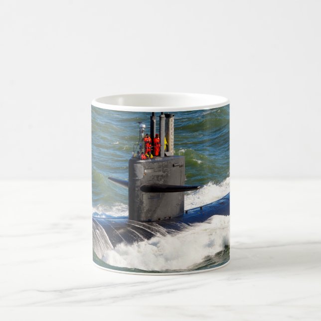 Taza De Café SUBMARINO DE ATAQUE RÁPIDO - SSN-750 Mug (Centro)