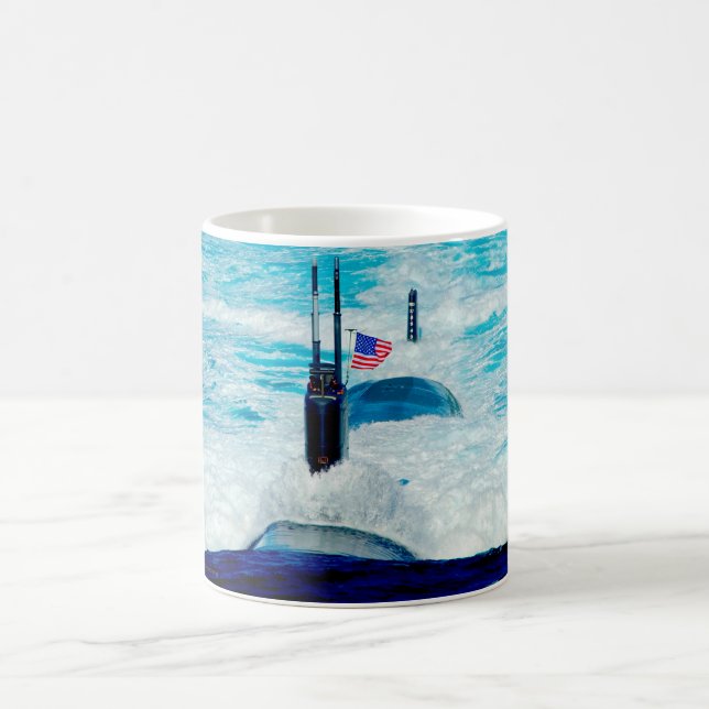 Taza De Café SUBMARINO DE ATAQUE RÁPIDO - SSN-770 Mug (Centro)