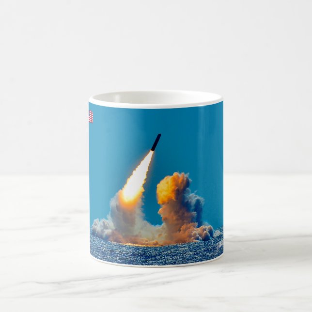 TAZA DE CAFÉ SUBMARINO DE MISILES BALÍSTICOS ESTADOUNIDENSES -  (Centro)