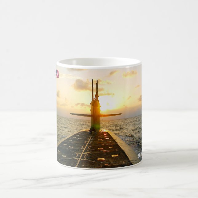 TAZA DE CAFÉ SUBMARINO DE MISILES BALÍSTICOS ESTADOUNIDENSES -  (Centro)