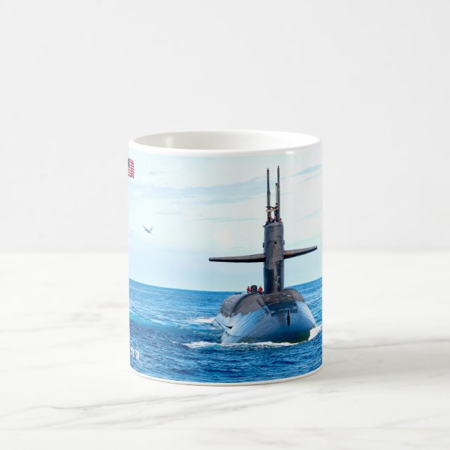 TAZA DE CAFÉ SUBMARINO DE MISILES BALÍSTICOS ESTADOUNIDENSES -  (Centro)