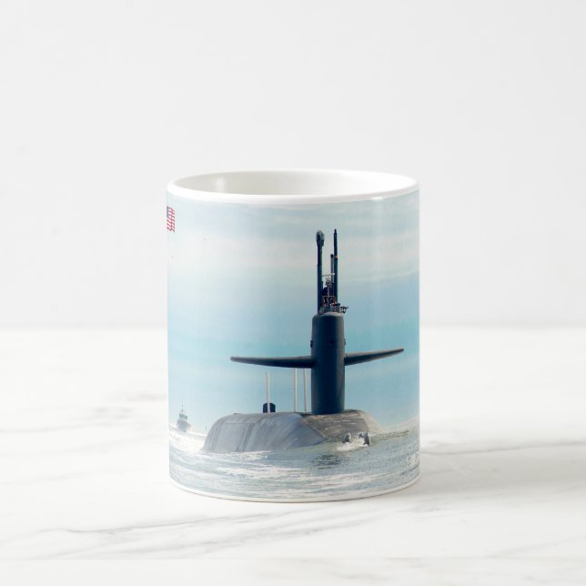 TAZA DE CAFÉ SUBMARINO DE MISILES BALÍSTICOS ESTADOUNIDENSES -  (Centro)