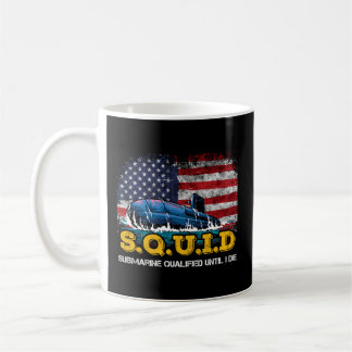 Taza De Café Submarino Squid Calificado Hasta Que Muera Submari