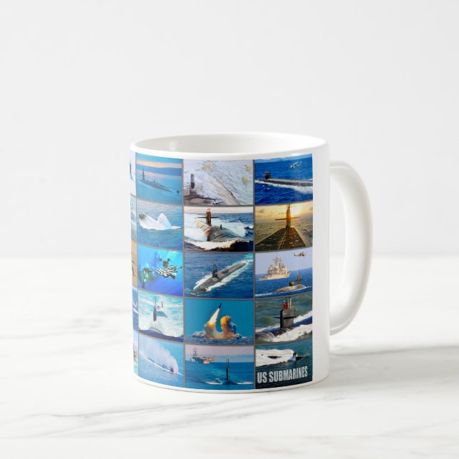 Taza De Café SUBMARINOS DE LOS EE.UU. "Montaje" (Anverso derecho)