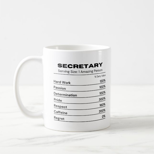 Taza De Café Subsecretario Administrador Fresco (Izquierda)