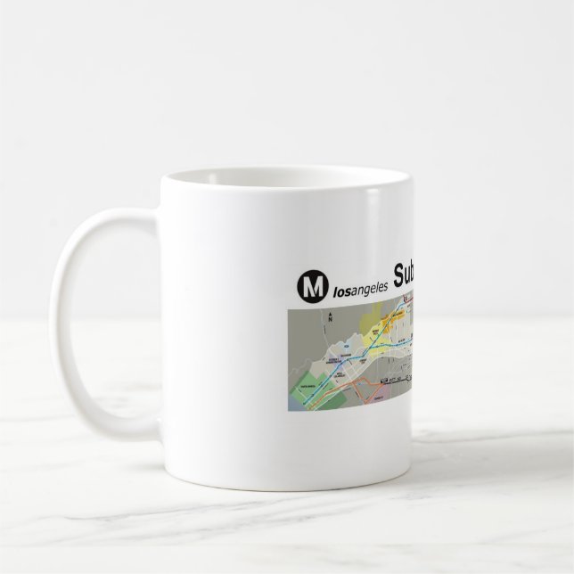 Taza De Café Subterráneo de Los Ángeles al mar (Izquierda)