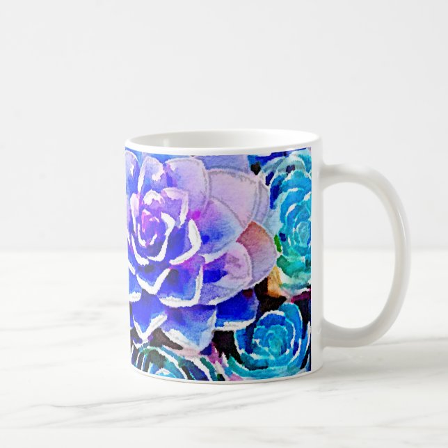 Taza De Café Succulents (Derecha)