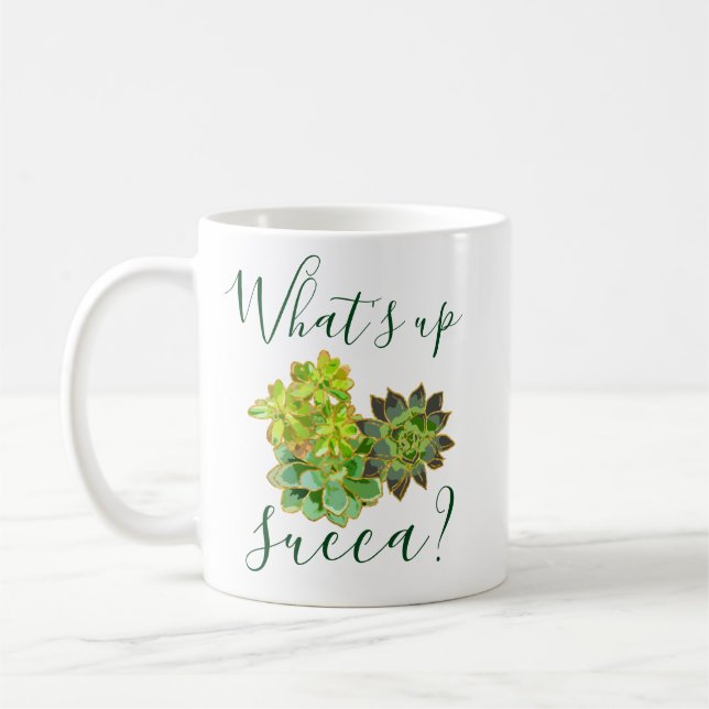 Taza De Café Suculentos Cactus Southwest Humor (Izquierda)