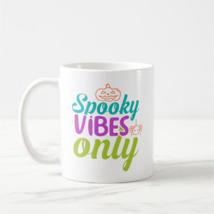 Taza De Café Sudadera con capucha Spooky Vibes Only-40378