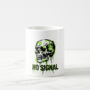 Taza De Café Sudadera con gráfico de calavera de grafiti callej