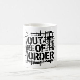Taza De Café Sudadera con tipografía industrial brutalista fuer