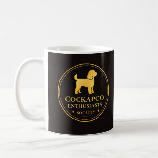 Taza De Café Sudadera de la Sociedad de entusiastas de Cockapoo