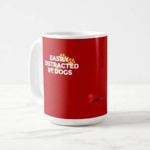 Taza De Café Sudadera divertida para amantes de los perros fáci