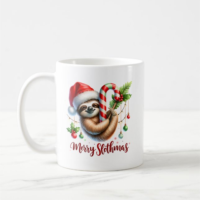 Taza De Café Sudadera eslovaca para navidades, eslóganes para v (Izquierda)