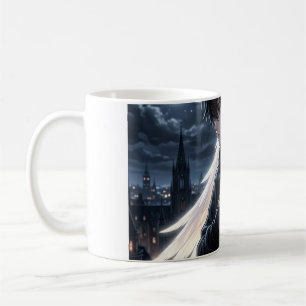Taza De Café Sudadera gráfica de chico anime con alas de ángel