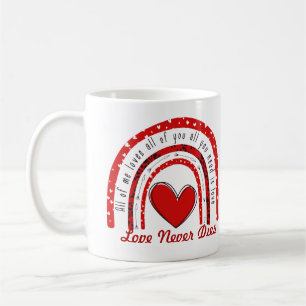 Taza De Café Sudadera Love Never Dies