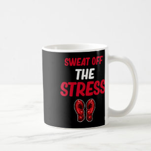 Taza De Café Sudar El Estrés Divertido Kickboxing Artes Marcial