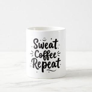 Taza De Café Sudor → Café Repetir la taza