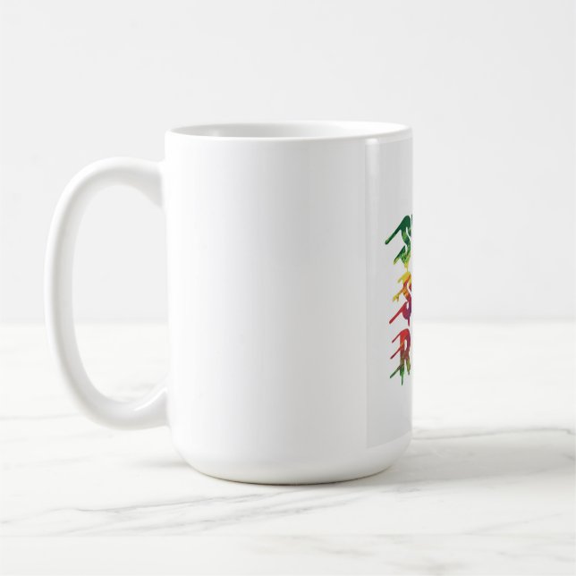Taza De Café Sudor. Sonríe. Repite. Mug motivacional (Izquierda)