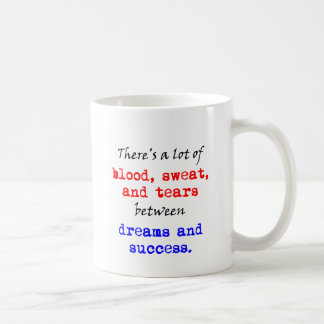 Taza De Café Sudor y rasgones de la sangre