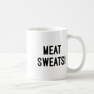 Taza De Café Sudores de carne - Camisa Bbq T