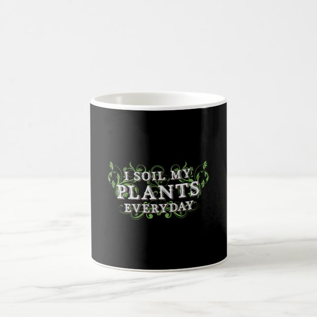 Taza De Café Suelo Mis Plantas Paisajistas Diarios (Centro)