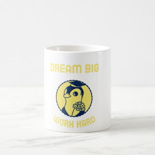 Taza De Café Sueña Grande Trabaja Duro Motivación Regreso a la 