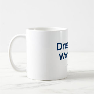 Taza De Café Sueña Grande Trabaja Duro Motivacional
